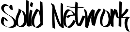 Solid Network Font