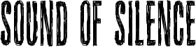 Sound of silence Font