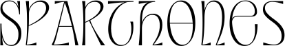 Sparthones Font