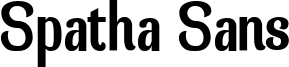 Spatha Sans Font