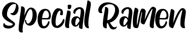 Special Ramen Font
