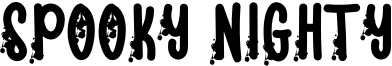 Spooky Nighty Font