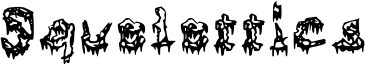 Squelettics Font