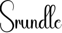 Srundle Font