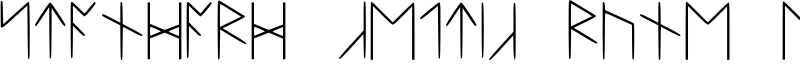 Standard Celtic Rune Extended Font