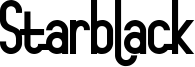 Starblack Font