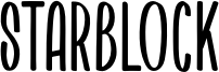 Starblock Font