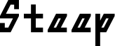 Steep Font