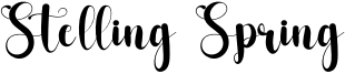 Stelling Spring Font