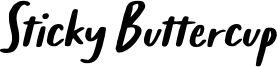 Sticky Buttercup Font