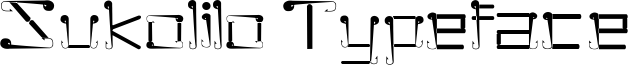 Sukolilo Typeface Font