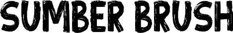 Sumber Brush Font