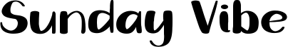 Sunday Vibe Font