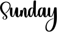 Sunday Font