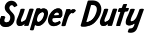 Super Duty Font