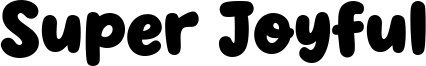 Super Joyful Font