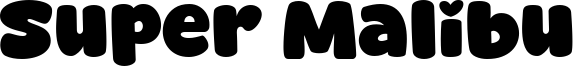 Super Malibu Font