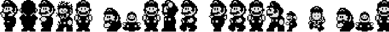 Super Mario World - Mario Font