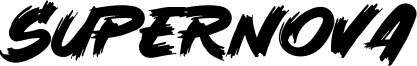 Supernova Font