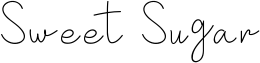 Sweet Sugar Font