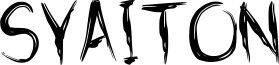 Syaiton Font