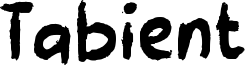 Tabient Font