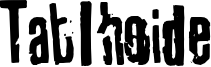 Tablhoide Font