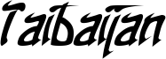 Taibaijan Bold Italic.otf