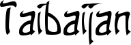 Taibaijan Font