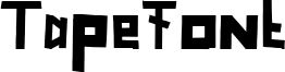 TapeFont Font
