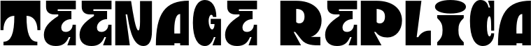 Teenage Replica Font