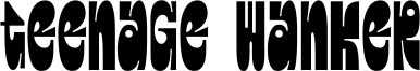 Teenage Wanker Font