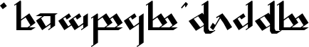 Tengwar Noldor Font