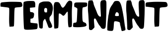 Terminant Font