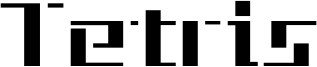 Tetris Font