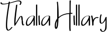 Thalia Hillary Font