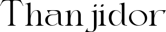 Thanjidor Font