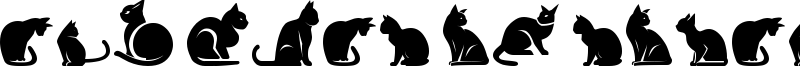 The Cats of South St Font