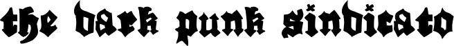 The Dark Punk Sindicato Font