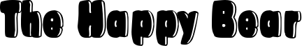 The Happy Bear Font