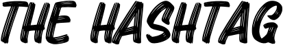 The Hashtag Font