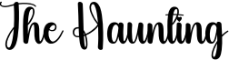 The Haunting Font