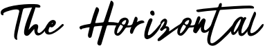 The Horizontal Font