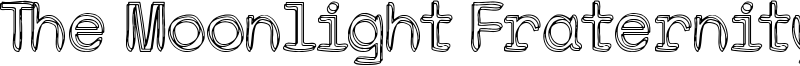 The Moonlight Fraternity Font
