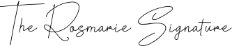 The Rosmarie Signature Font