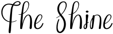 The Shine Font