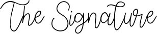 The Signature Font