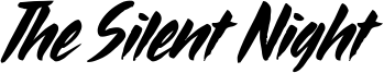 The Silent Night Font