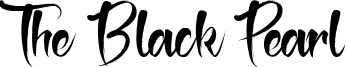 The Black Pearl Font