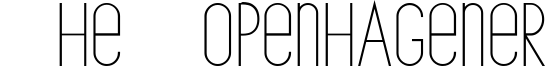 The Copenhagener Font